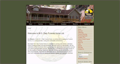Desktop Screenshot of mgdalyfuneralhome.com